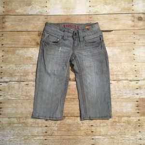 EUC Hydraulic bermuda jean shorts